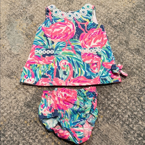 Lilly Pulitzer Other - Lilly Pulitzer Pink and Blue Kids Matching Set